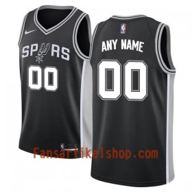 NBA San Antonio Spurs Trikot Benutzerdefinierte Nike 2017-18 Schwarz Swingman - Herren